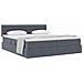 Letto con Contenitore con materasso Grigio scuro 100 x 200 cm - Foto miniatura 3
