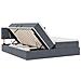 Letto con Contenitore con materasso Grigio scuro 100 x 200 cm - Foto miniatura 7
