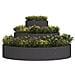 Vaso da giardino Nero 120 x 120 x 20 cm - Foto miniatura 3