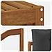 Set divani 8 pcs Naturale e Antracite Legno di Acacia Massello - Foto miniatura 6