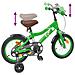 Bicicletta per Bambini 16 Pollici per bambini di 4-6 anni Verde - Foto miniatura 7