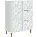 Credenza Bianco 66 x 34,5 x 90 cm Legno ingegnerizzato - Foto miniatura 1