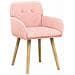 Sedie da pranzo 2 pcs Bouclé Rosa 59 x 57 x 85 cm - Foto miniatura 1