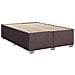 Letto box spring con materasso Marrone Scuro 140 x 190 cm - Foto miniatura 4