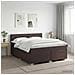 Letto box spring con materasso Marrone Scuro 140 x 190 cm - Foto miniatura 10