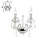I-246/00800 - Applique elegante con due bracci dalla linea morbida 40 watt E14 - Foto miniatura 1