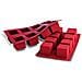 Stampo cubi 8 cavità 5x5cm classic terracotta silicone - Foto miniatura 3