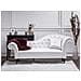 Chaise Longue Vintage Destra In Pelle Sintetica Bianca Lattes - Foto miniatura 30