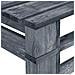 Panca Da Giardino Con Pallet In Legno Fsc Grigio - Foto miniatura 4