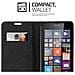 Custodia Compatibile Con Nokia Lumia 640 In Marrone Cappuccino - Coperchio Protettiva Con Chiusura Magnetica, Funzione Stand E Tasca Per Le Carte - Foto miniatura 9