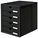 Casset. Systembox 5 Cassetti Nero - Foto miniatura 1