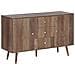 Credenza A 3 Cassetti In Legno Chiaro Ulika - Foto miniatura 12