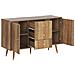 Credenza A 3 Cassetti In Legno Chiaro Ulika - Foto miniatura 4