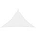 Parasole a Vela Oxford Triangolare 3,5x3,5x4,9 m Bianco - Foto miniatura 1