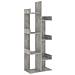 Libreria Grigio Cemento 48x25,5x140 cm in Truciolato - Foto miniatura 2