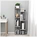 Libreria Grigio Cemento 48x25,5x140 cm in Truciolato - Foto miniatura 3