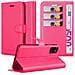 Custodia Compatibile Con Samsung Galaxy A41 In Rosa Vivo - Coperchio Protettiva Con Chiusura Magnetica, Funzione Stand E Tasca Per Le Carte - Foto miniatura 1