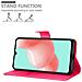 Custodia Compatibile Con Samsung Galaxy A41 In Rosa Vivo - Coperchio Protettiva Con Chiusura Magnetica, Funzione Stand E Tasca Per Le Carte - Foto miniatura 2
