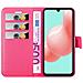 Custodia Compatibile Con Samsung Galaxy A41 In Rosa Vivo - Coperchio Protettiva Con Chiusura Magnetica, Funzione Stand E Tasca Per Le Carte - Foto miniatura 5