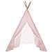 Tenda Per Bambini Teepee In Triangoli, Colore Rosa, Atmosphera Per Bambini - Foto miniatura 4