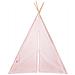 Tenda Per Bambini Teepee In Triangoli, Colore Rosa, Atmosphera Per Bambini - Foto miniatura 5