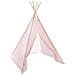 Tenda Per Bambini Teepee In Triangoli, Colore Rosa, Atmosphera Per Bambini - Foto miniatura 1