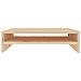 Supporto Per Monitor 50x24x13 Cm In Legno Massello Di Pino - Foto miniatura 4