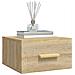 Comodini A Muro 2 Pz Rovere Sonoma 35x35x20 Cm - Foto miniatura 3