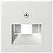 027027 Bianco Placca Per Interruttori E Coperchio Per Presa - Foto miniatura 1