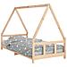 Giroletto Per Bambini 90x200 Cm In Legno Massello Di Pino - Foto miniatura 2