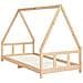 Giroletto Per Bambini 90x200 Cm In Legno Massello Di Pino - Foto miniatura 3
