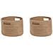 Set Di 2 Cestini Chiniot Cotone Naturale - Foto miniatura 7