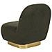 Poltrona Bouclè Verde Lovisa - Foto miniatura 5