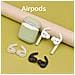 Tappi Per Le Orecchie Earhooks Per Un Migliore Fissaggio Degli Airpods /airpods 2 Transparent - Foto miniatura 3