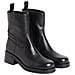 Biker Boot Stivaletti Pelle Scarpe Donna Nero Eu 38, Yw0yw01330 0gt - Foto miniatura 2