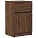 Comodini 2pz Rovere Marrone 39x35x65 cm in Legno Multistrato - Foto miniatura 6