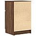 Comodini 2pz Rovere Marrone 39x35x65 cm in Legno Multistrato - Foto miniatura 8