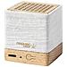Dam Altoparlante Bluetooth  Nature In Canapa E Legno. Potenza Sonora 3w. Batteria 300 Mah 5,6x6,5x5,6 Cm. Colore: Beige Chiaro - Foto miniatura 1