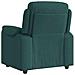 Poltrona Reclinabile in Tessuto Verde Scuro - Foto miniatura 5