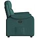 Poltrona Reclinabile in Tessuto Verde Scuro - Foto miniatura 4