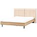 Letto Bouclé Izernore 180 X 200 Cm Beige - Foto miniatura 3