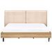 Letto Bouclé Izernore 180 X 200 Cm Beige - Foto miniatura 5