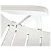 Sedie Reclinabili Da Giardino 6 Pz In Plastica Bianche - Foto miniatura 7