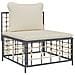 Set Divani da Giardino 5 pz con Cuscini Antracite in Polyrattan - Foto miniatura 5