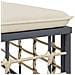 Set Divani da Giardino 5 pz con Cuscini Antracite in Polyrattan - Foto miniatura 7