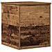 Cassa di stoccaggio in legno usato 40x42x46 cm in legno ingegnerizzato - Foto miniatura 6