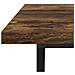 Tavolino da caffè in rovere affumicato 100x50x40 cm in legno ingegnerizzato e metallo - Foto miniatura 7