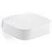 Portasapone Inamovibile Da Muro In Ottone, Acciaio Inox E Cromall 3212 Serie Outline Bianco Opaco - Foto miniatura 1