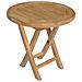 Tavolino Rotondo In Teak 50cm Lombok - Foto miniatura 1