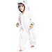 Pigiama Per Bambini Kigurumi Onesie Costume Drago Sdentato Bianco 115-125 - Foto miniatura 3